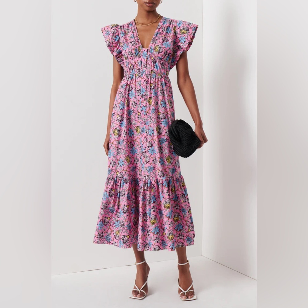 Derek Lam 10 Greta ruffle sleeve dress